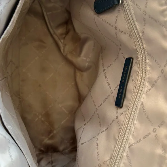 Michael Kors Dark Blue Tote Bag - Picture 9 of 13